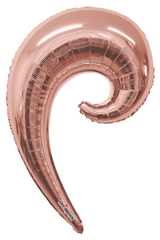 Rose Gold 36 Inch Wave Balloon - Elegant Home Decor and Party Decoration Accent