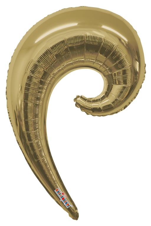 36 White Gold Wave Balloon - Elegant Home Decor and Party Decoration