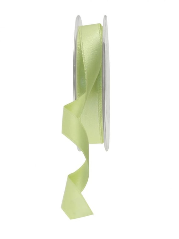 Fluorescent Yellow Satin Ribbon 15mm - Perfect for Home Decor and Party Decoration