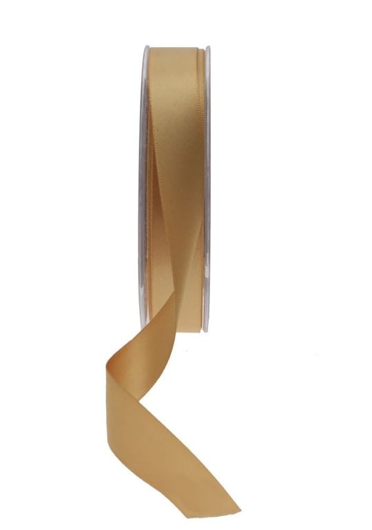 Gold Satin Ribbon (15mm) - Ideal for Home Decor, Weddings & Party Crafts
