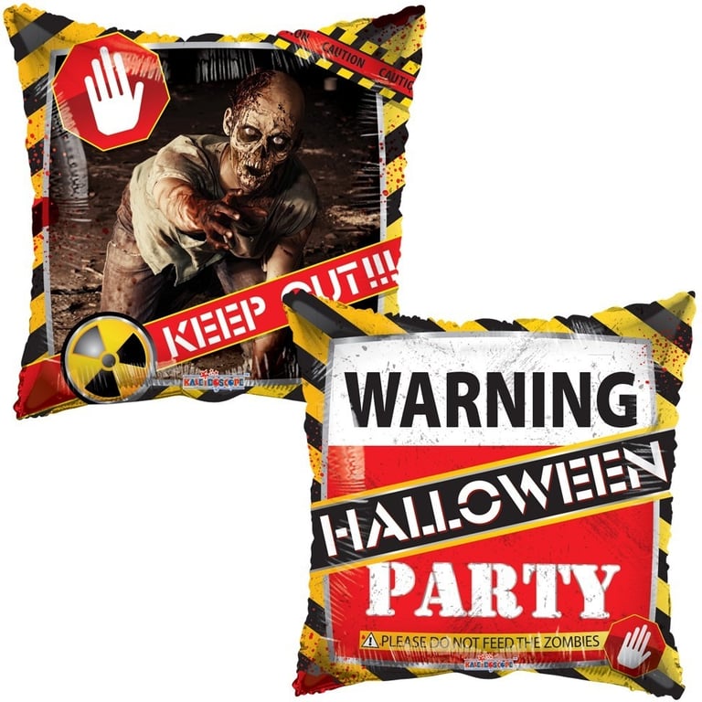 Halloween Zombie Party Balloon 18 Inch - Zombie Themed Decoration for Home or Party Supplies