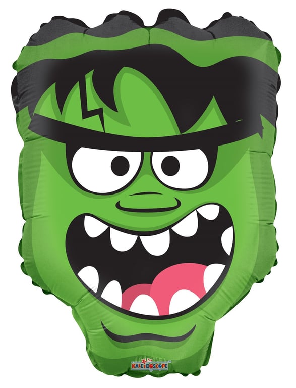 Halloween Green Monster Head Balloon (18 Inch) - Large 18 Halloween Decoration for Party Supplies