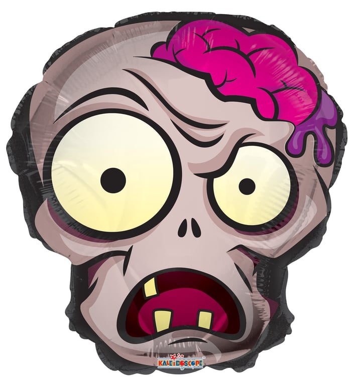 Halloween Zombie Head Balloon, 18 Inch Party Decoration