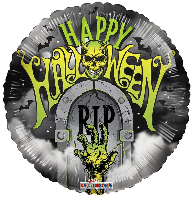 Tombstone 18 inch Halloween Balloon - Spooky Home Decoration