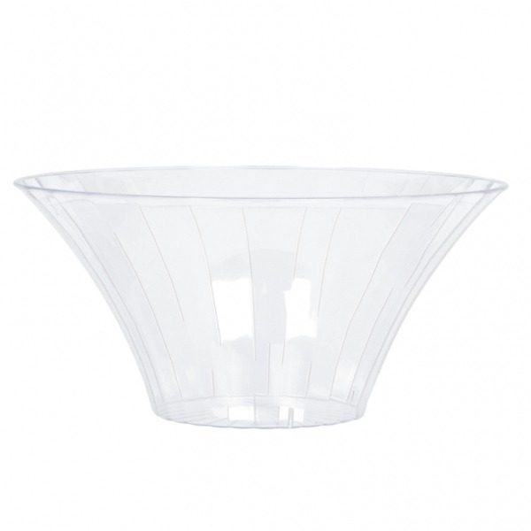 18cm Modern Acrylic Flared Vase - Elegant Home Decor Accent for Floral Arrangements