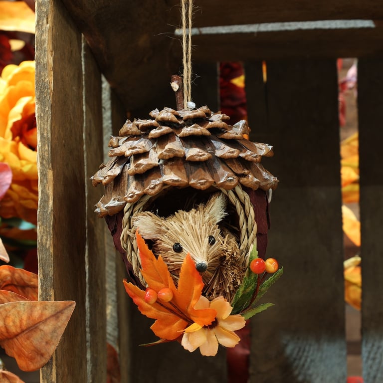 Autumn Acorn Mouse Home Decoration - Rustic Fall Seasonal Decor
