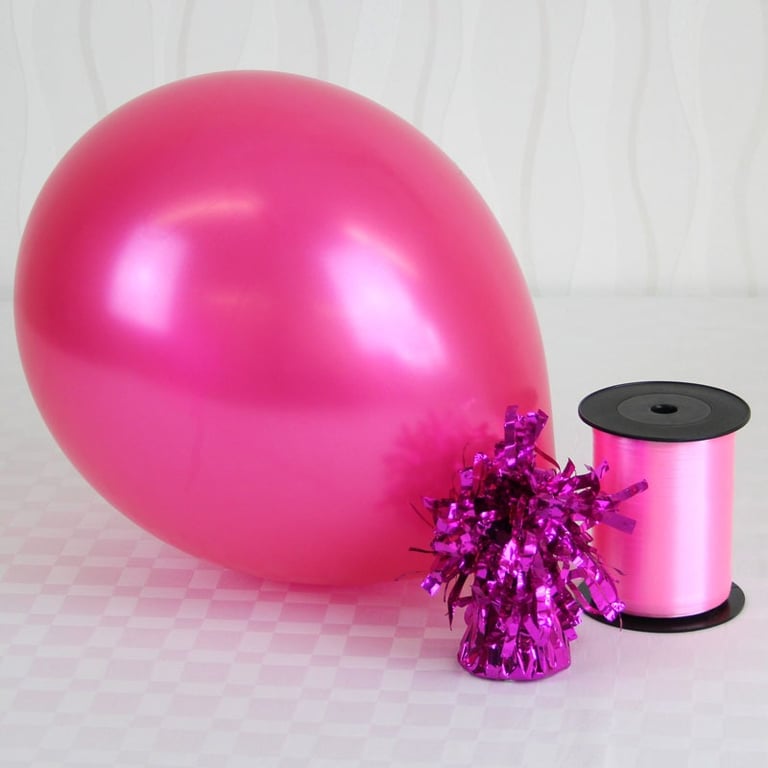 Hot Pink Pearlised Balloons - Party Decorations and Event Balloons for Birthday Celebrations