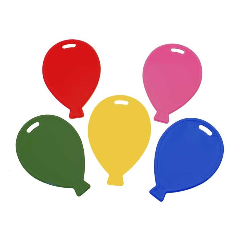 Primary Balloon Shape Weights (x50) - Home Decor and Party Balloon Anchors