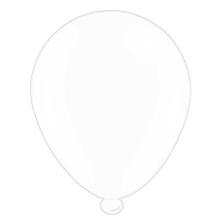 White Latex Party Balloons - 10 Pack Decorative Event Supplies