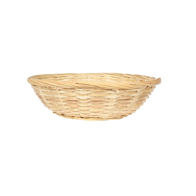 Round 11inch Home Decor Bread Keeper Basket - Kitchen Storage and Baking Supply Organizer