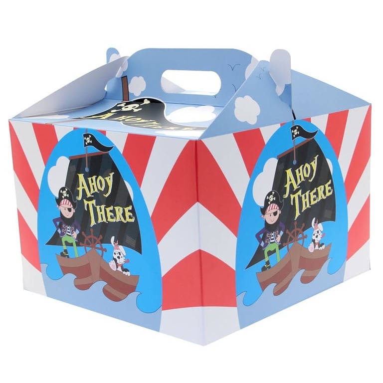 Pirate Party Balloon Box - Pirate Themed Party Supplies and Decorations for Kids Birthday Parties
