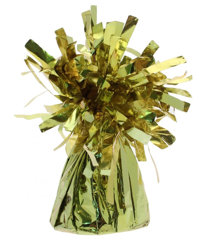 Gold Foil Balloon Weight - Decorative Helium Balloon Anchor for Parties and Home Decor