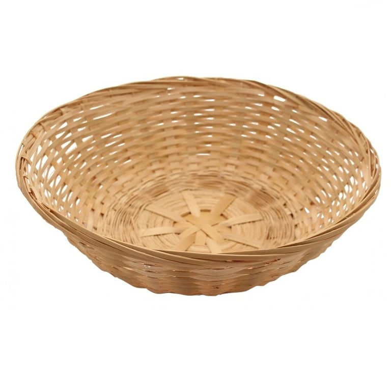 Wicker 16inch Bread Basket - Elegant Home Decor and Kitchen Storage Solution