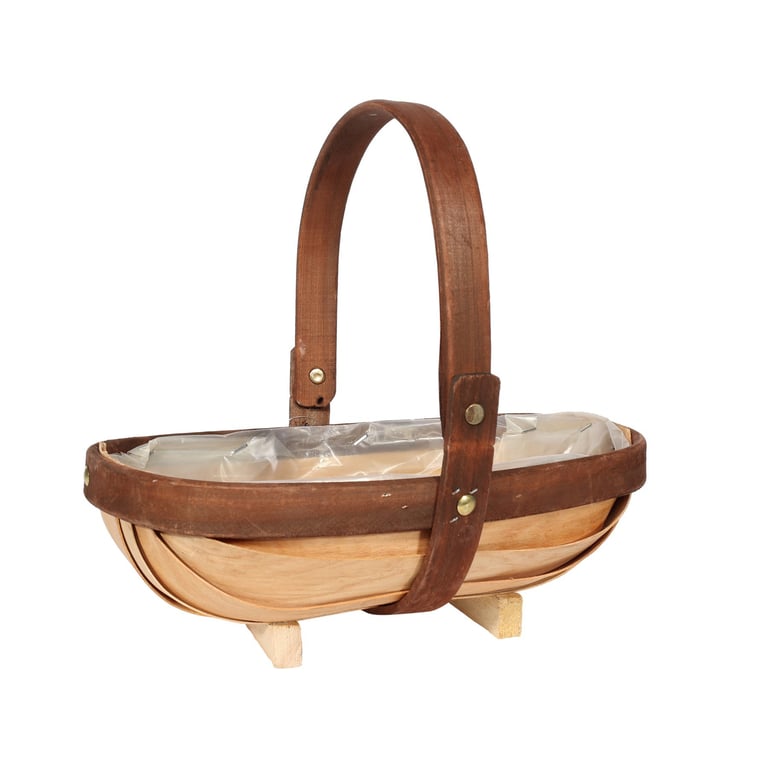Small Prestwick 21cm Outdoor Trug Basket - Garden and Home Storage Solution