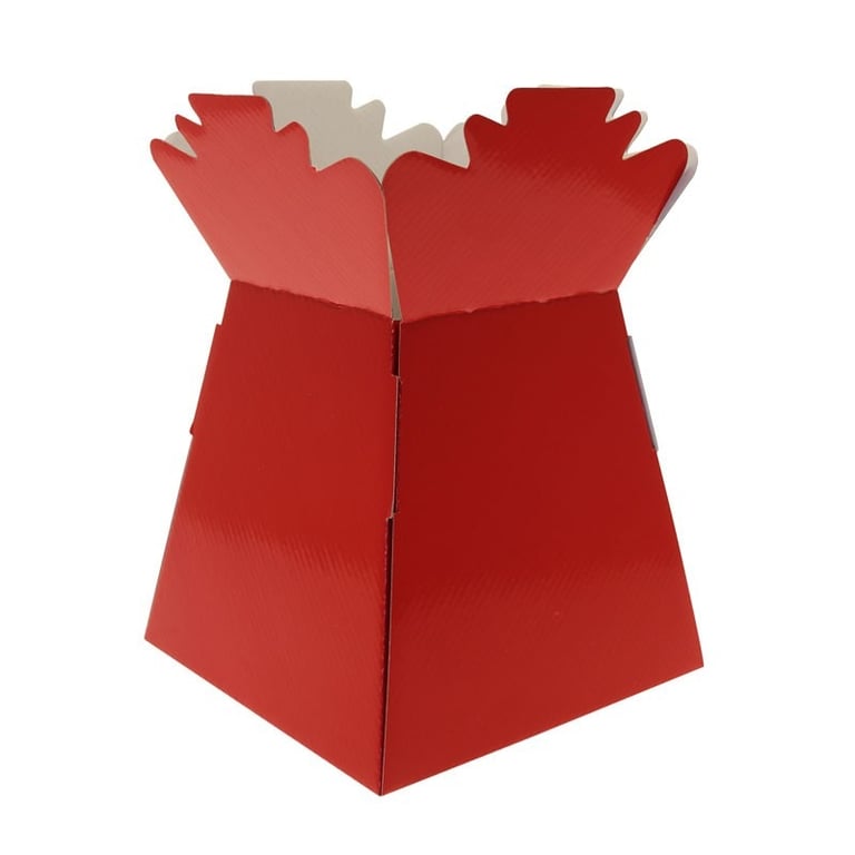 Pearlised Red Living Vase - Elegant Home Decor Ornamental Floral Vase
