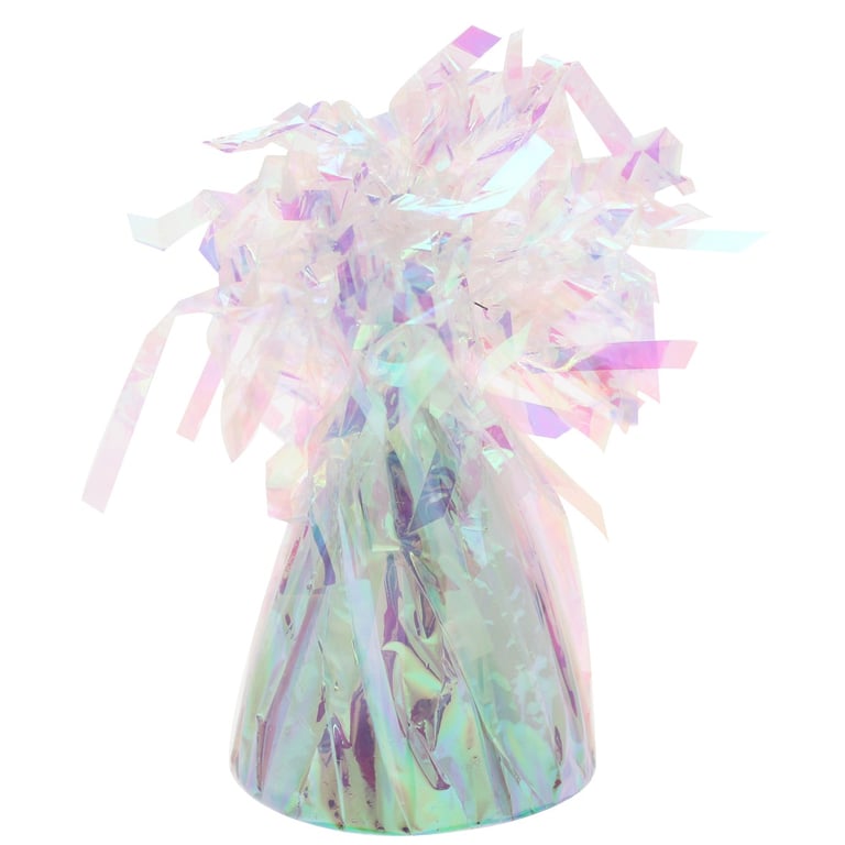 Iridescent Foil Balloon Weights - Decorative Event and Home Decor Solution (12 Pieces)