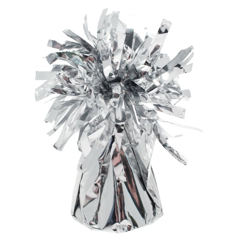 Silver Foil Balloon Weights - 12 Piece Set for Home Decoration and Party Events