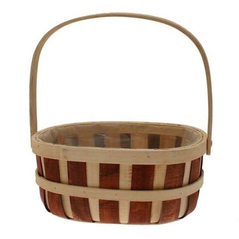 Oval Two Tone Trug Basket 30cm - Stylish Storage Solution for Home Decor & Garden Organization
