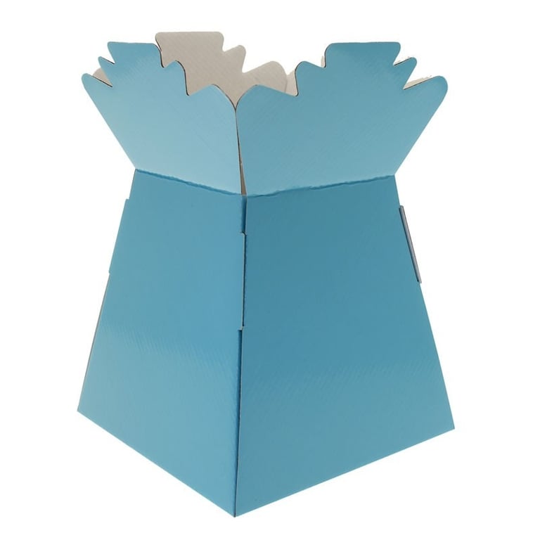 Pearlised Pale Blue Living Vase - Elegant Home Decor Accent for Indoor Plants and Rooms