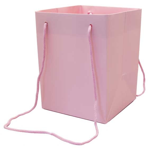 Pink Hand Tie Bag - Unique Handmade Purse Tote for Women