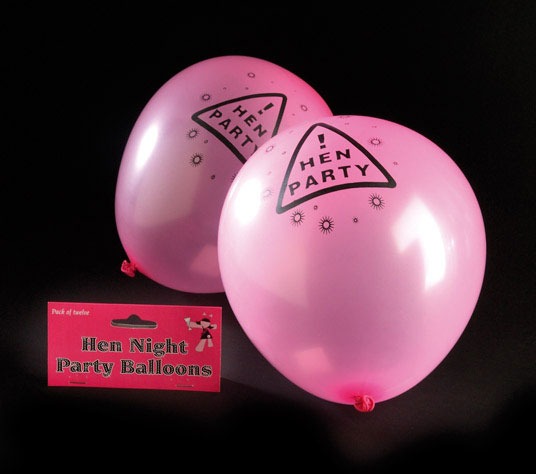 Hen Night Balloons - Themed Event Supplies for Bridal Showers and Celebrations