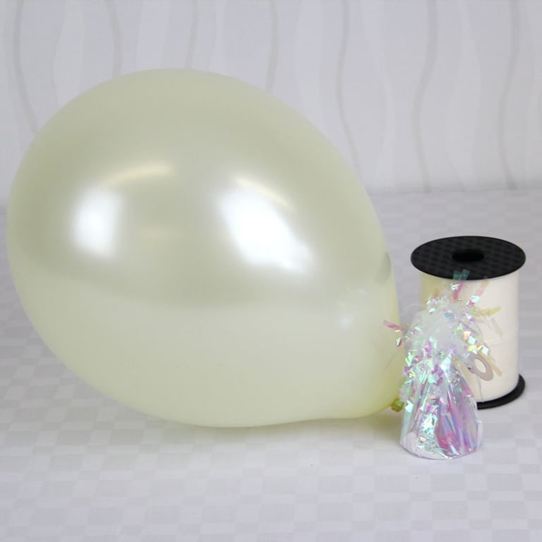 Pearlized Ivory Balloons - Elegant Party Decorations for Weddings and Events