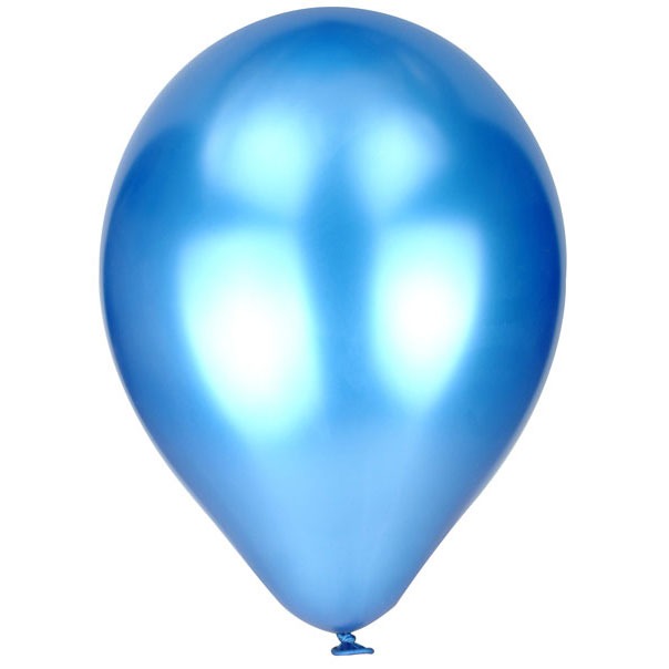 Pearlized Blue Balloons - Festive Event Decorations