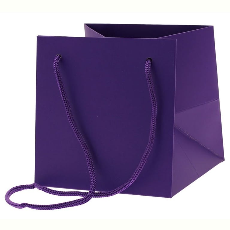 Purple Small Hand Tie Bag - Fashionable Home Decor Clutch
