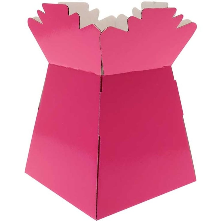 Pearlised Hot Pink Living Vase - Elegant Floral Decoration for Home Decor