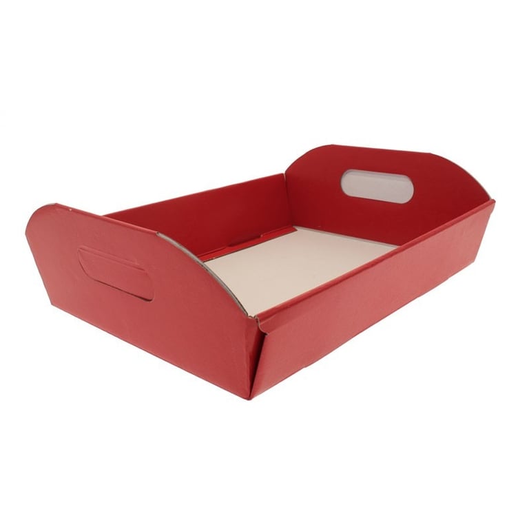 Red Large 44cm Hamper Box - Ideal Home Storage Solution & Gift Basket