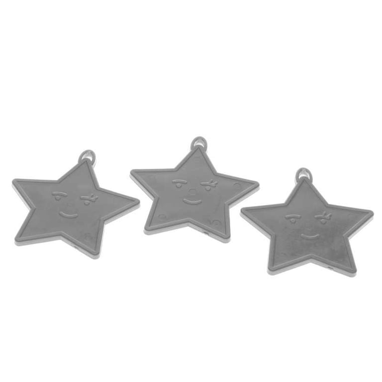 Silver Star Shape Decorative Weights for Home and Garden