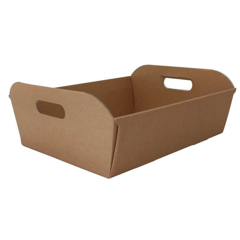 Natural Kraft Hamper Box - Medium Size Eco Friendly Gift Storage Container