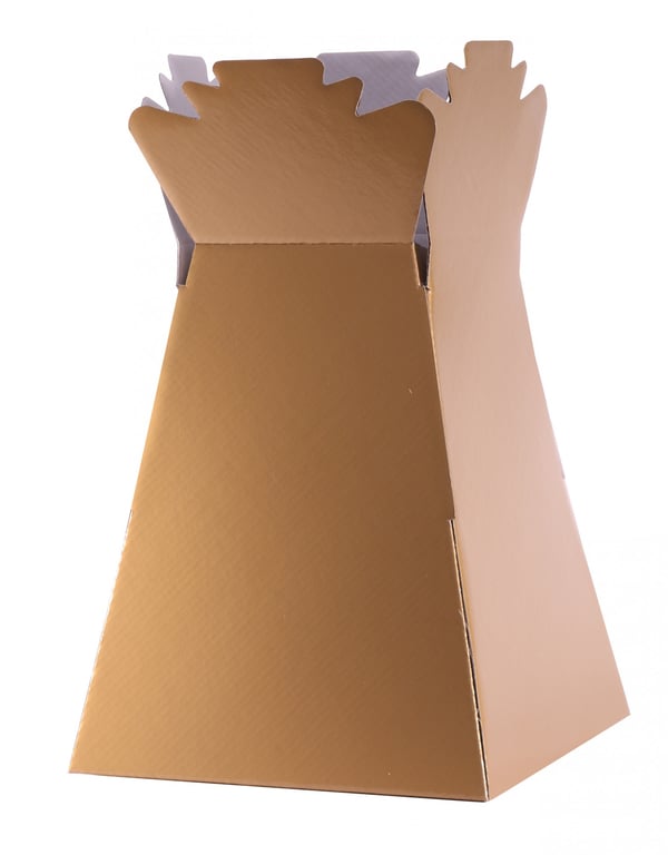 Metallic Gold Super Size Living Vase - Large Home Decoration for Modern Living Rooms