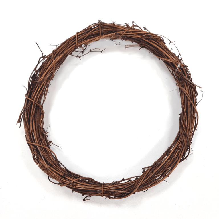 30cm Natural Vine Wreath - Handcrafted Outdoor Home Decor for Indoor and Garden Use