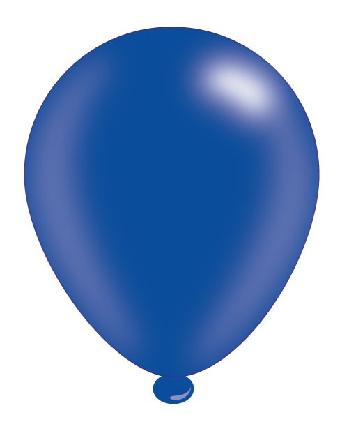 Dark Blue Latex Balloons (8pk) - Event Decorations and Party Supplies