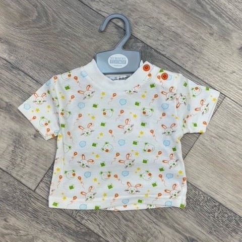 Nursery Time 2-Piece Baby Dungaree Set - Short Baby Clothes for Girls
