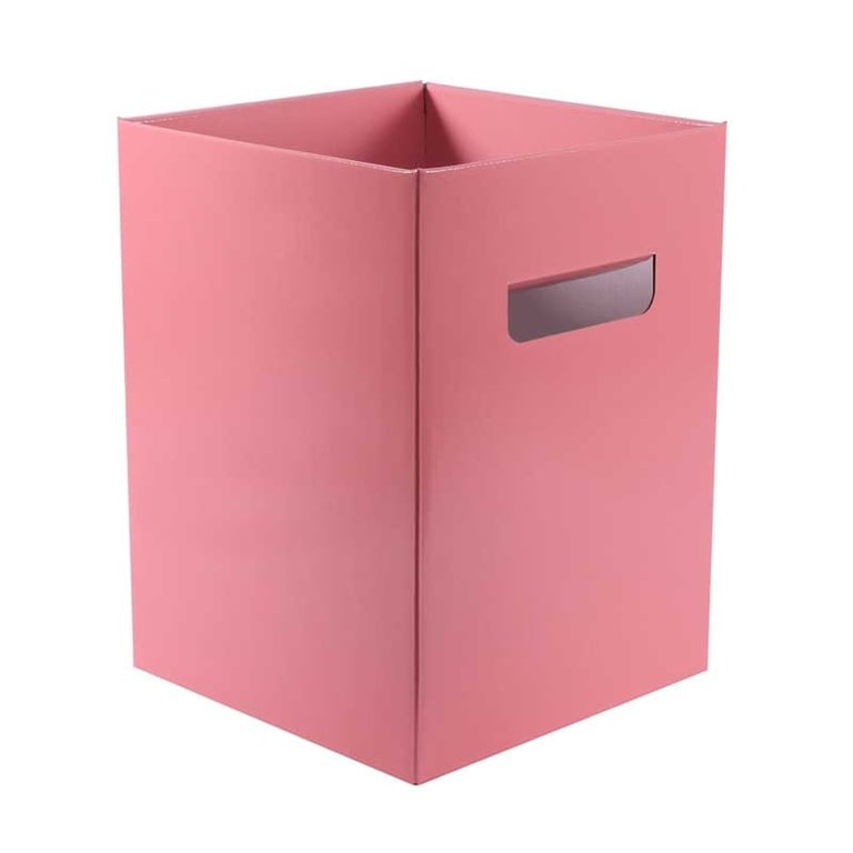 Pearlised Pastel Pink Bouquet Box - Elegant Home Decor Gift Box for Flowers (18x18x24.5cm)