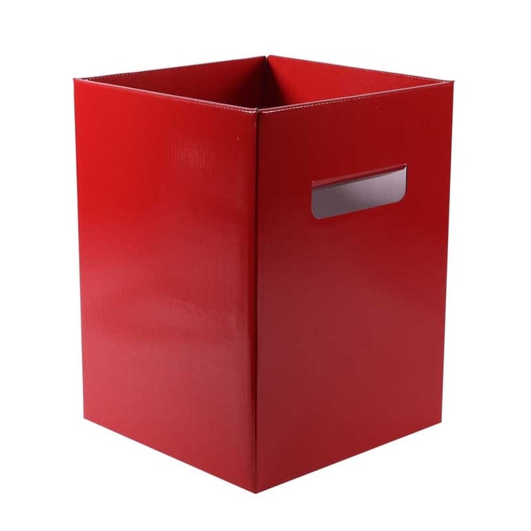 Pearlised Red Bouquet Box - Elegant Home Decor Gift Box (18x18x24.5cm)
