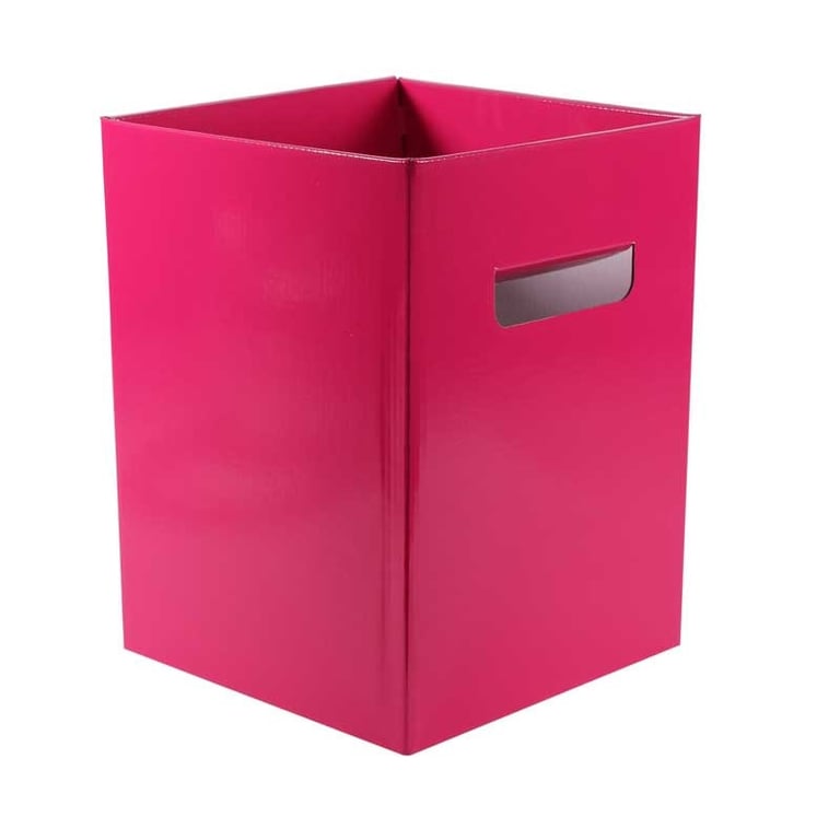 Pearlised Hot Pink Bouquet Box - Elegant Home Decor Gift Packaging for Weddings and Special Occasions