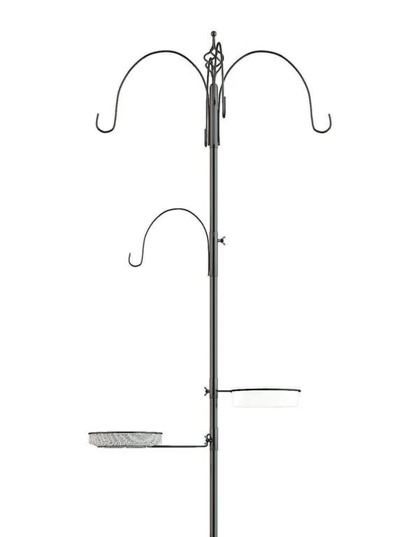 Tom Chambers Select Bird Station - All-in-One Outdoor Bird Feeding and Watching Solution with Seed Holder and Attractor