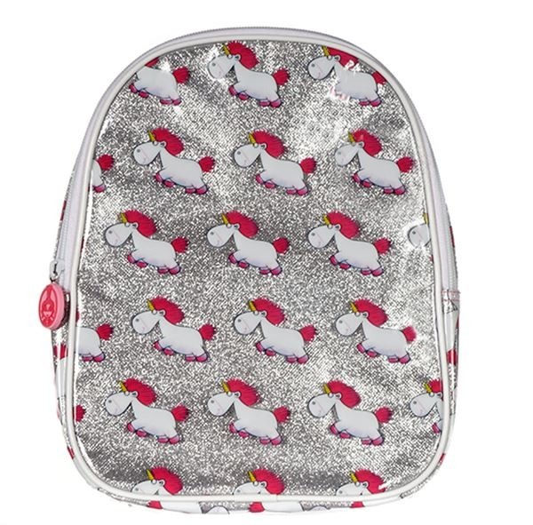 Fluffy Glitter Small Backpack - Fashionable & Cute Sparkly Daypack