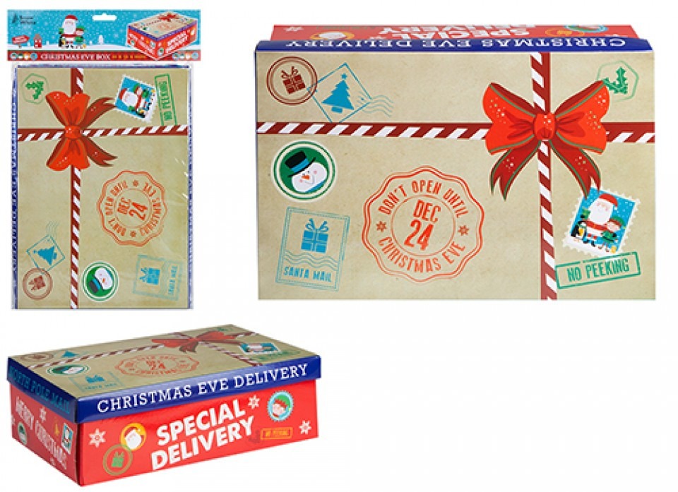Small Special Delivery Christmas Eve Gift Box for a Festive Holiday Present