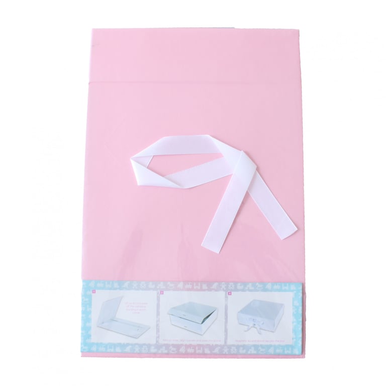 Medium Pink Keepsake Box for Baby Gifts and Storage