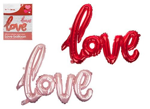 Large Love Balloons - Assorted Colours for Home Decor and Party Supplies