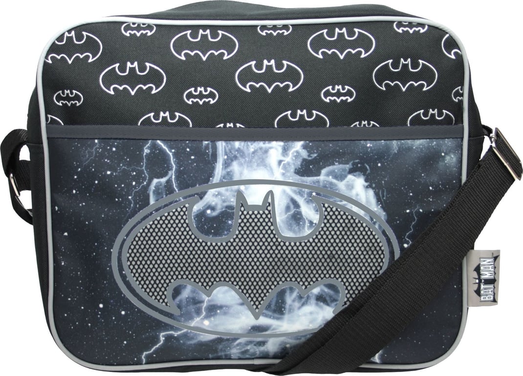 Batman Courier Bag - Utility Belt Inspired Backpack for Gamers and Travelers