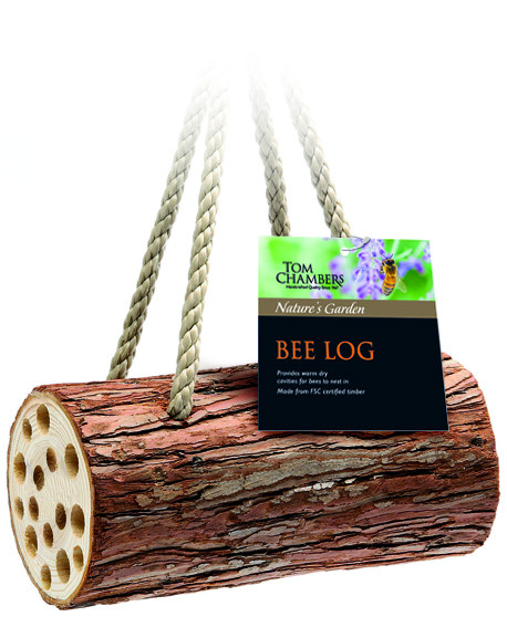 Handcrafted Natural Wood Bee Log - Unique Honeycomb Wall Art Decoration