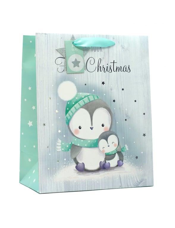 Baby s First Christmas Large Storage Bag for Holiday Gifts and Essentials