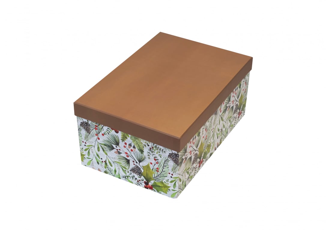 Christmas Gift Set - 10 Nested Boxes Classic Christmas Storage & Decor