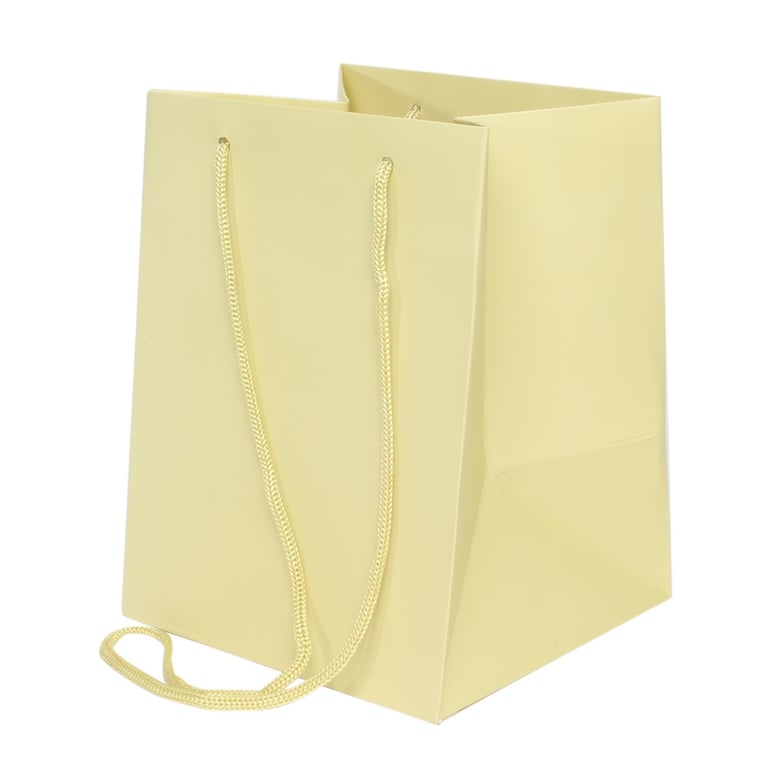 19x25cm Sage Cream Hand Tie Bag - Elegant Home Decor and Kitchen Storage Gift Bag
