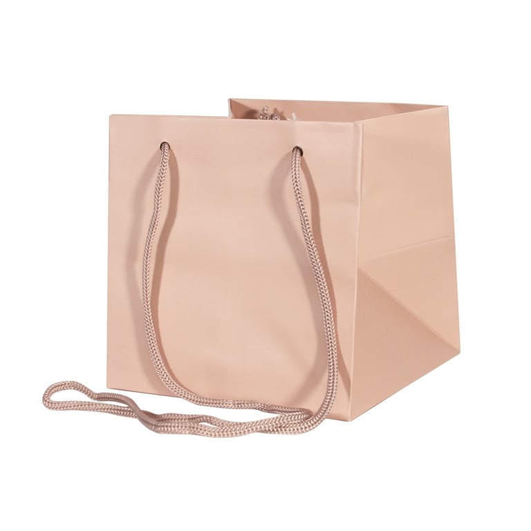 Rose Gold Hand Tie Bag - Fashion Accessory & Home Decor Evening Clutch